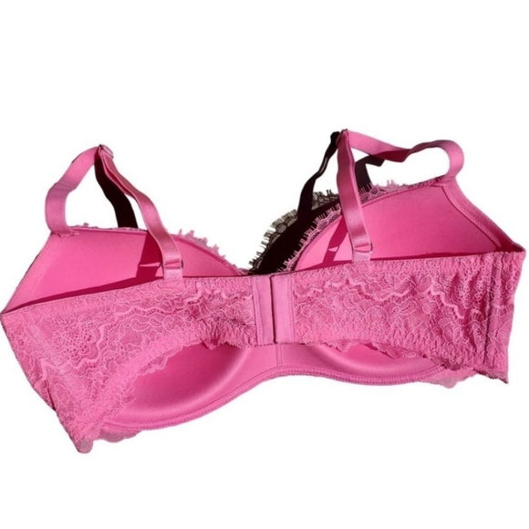 NWT Victoria's Secret Dream Angels Full Coverage No Wire Lace Bra Pink Berry 38D - Picture 4 of 13